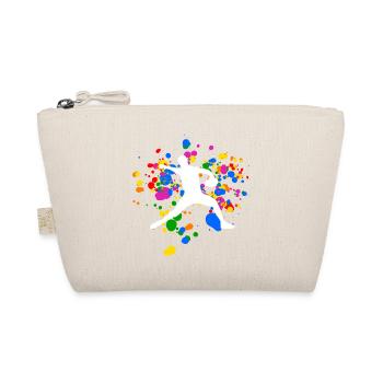 Design de baseball coloré avec des couleurs arc-en-ciel - Trousse biologique - nature - Devant