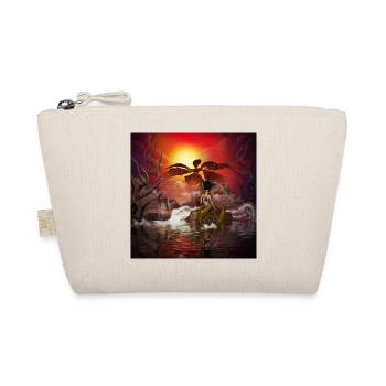 Beautiful mermaid in a wonderful fantasy world - Organic Pouch - nature - Front