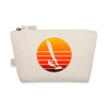 Surfen Damen Windsurfer Windsurf Surfer Windsurfen - Bio-Täschchen - Natur - Vorne