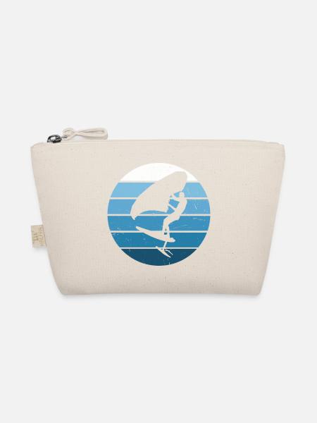 wingfoil Damen wingsurfen hydrofoil foilwing - Bio-Täschchen - Natur