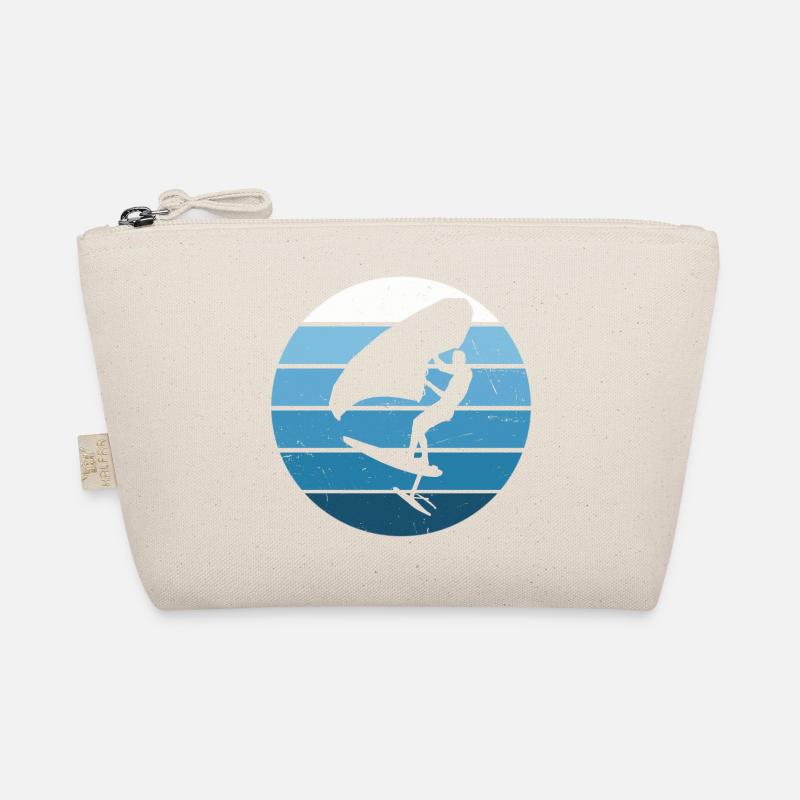 wingfoil Damen wingsurfen hydrofoil foilwing - Bio-Täschchen - Natur