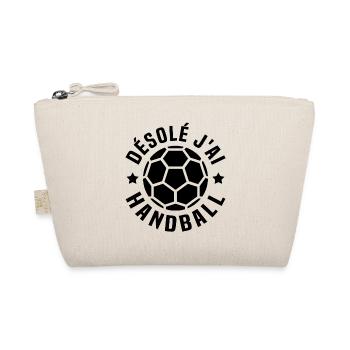 désolé j'ai handball - Trousse biologique - nature - Devant