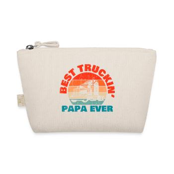 Happy Father's Day Dad Travel Load Apparel Title: - Bio-Täschchen - Natur - Vorne