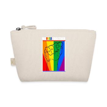 We Rise Together Equality Freedom Colorful - Bio-Täschchen - Natur - Vorne