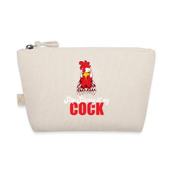 Sexy Shirt For A Sexy You Saying "Stop Staring At - Organic Pouch - nature - Front