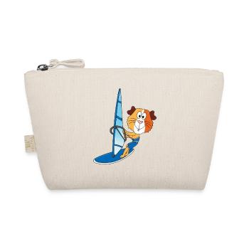 SURFER - WINDSURFER - MEERSCHWEINCHEN - TIER - Bio-Täschchen - Natur - Vorne