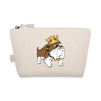 Crowned Cute Adorable Dog For Certified Dog Lover - Organic Pouch - nature - Front