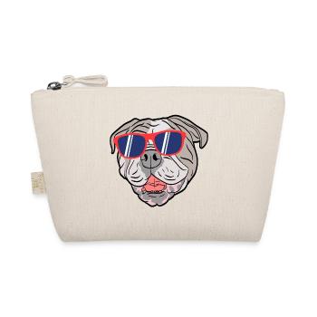 Sunglasses Cute Adorable Dog For Certified Dog - Organic Pouch - nature - Front