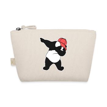 Cute Panda Swagger Dabbing Dab Tee For Animal - Organic Pouch - nature - Front