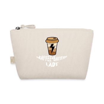 Kaffee Trinken Statement Koffein Kaffeeliebhaber - Bio-Täschchen - Natur - Vorne