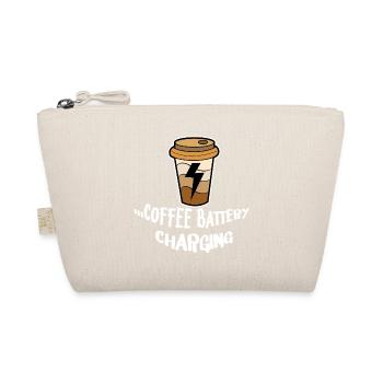 Coffee Drinking Statement Coffee Lovers Breakfast - Organic Pouch - nature - Front