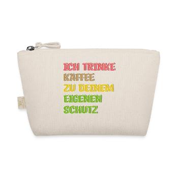 Kaffeeliebhaber Humorvoll Kaffee Trinken Statement - Bio-Täschchen - Natur - Vorne