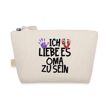 Pensioner Grandma Statement Old Woman Grandmother - Organic Pouch - nature - Front