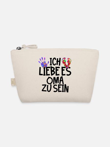 Pensioner Grandma Statement Old Woman Grandmother - Organic Pouch - nature - Front