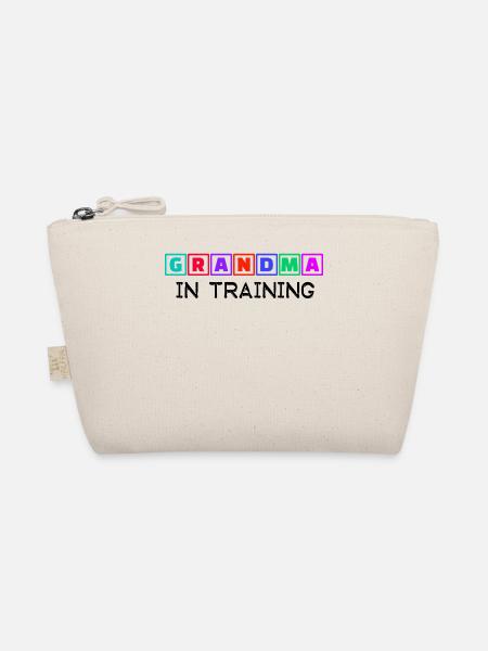 Humorous Statement Grandmother Grandma Old Woman - Organic Pouch - nature - Front