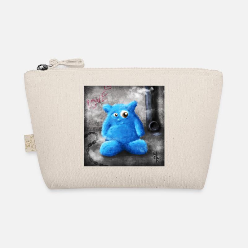 Blue plush love Organic Pouch