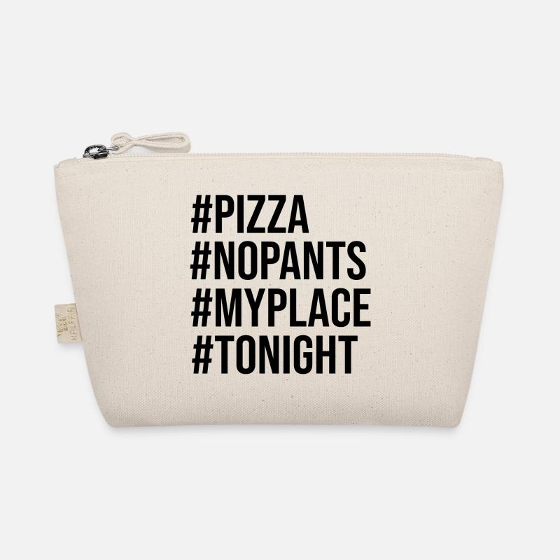 #pizzanight (black) Organic Pouch