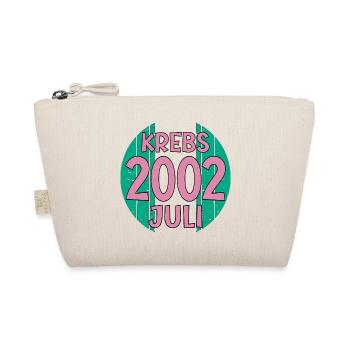 Sternzeichen Krebs Geschenke Geburtstag Juli 2002 - Bio-Täschchen - Natur - Vorne