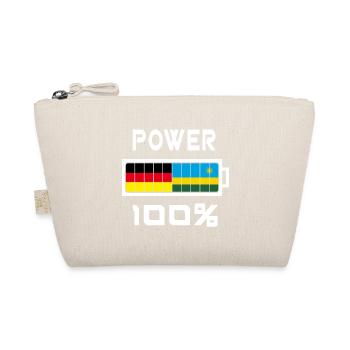 Germany and Rwanda Power 100% - Organic Pouch - nature - Front