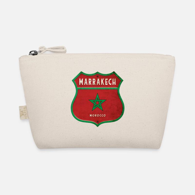 Marrakech Maroc Armoiries Drapeaux Design Trousse biologique
