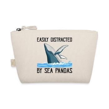 Whale Whales Ocean Sea Marine Biologist Diving Divers - Organic Pouch - nature - Front