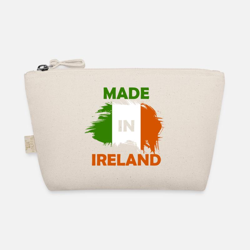 hergestellt in Irland - Bio-Täschchen - Natur
