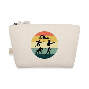 Modern Pentathlon - Fencing Swimming Riding - Organic Pouch - nature - Front