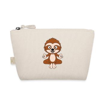 FAULTIER - YOGA - PILATES - TIER - KIND - BABY - Bio-Täschchen - Natur - Vorne