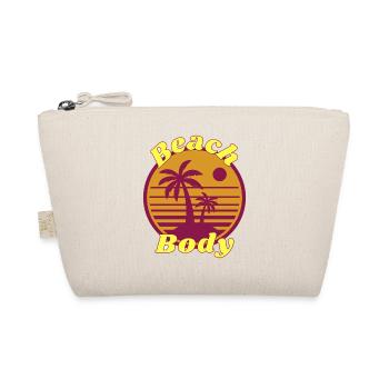 Funny Fitness Sport Saying - Beach Body - Organic Pouch - nature - Front