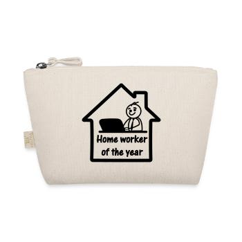 Working from home home worker of the year - Organic Pouch - nature - Front