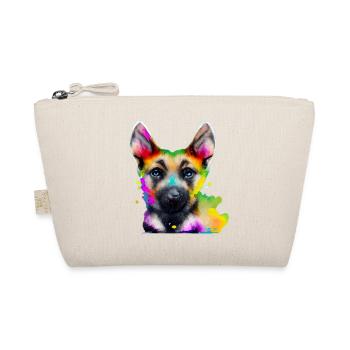 Shepherd dog in Bunt - Organic Pouch - nature - Front