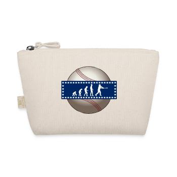EVOLUTION BASEBALL SPORT USA GESCHENK - Bio-Täschchen - Natur - Vorne