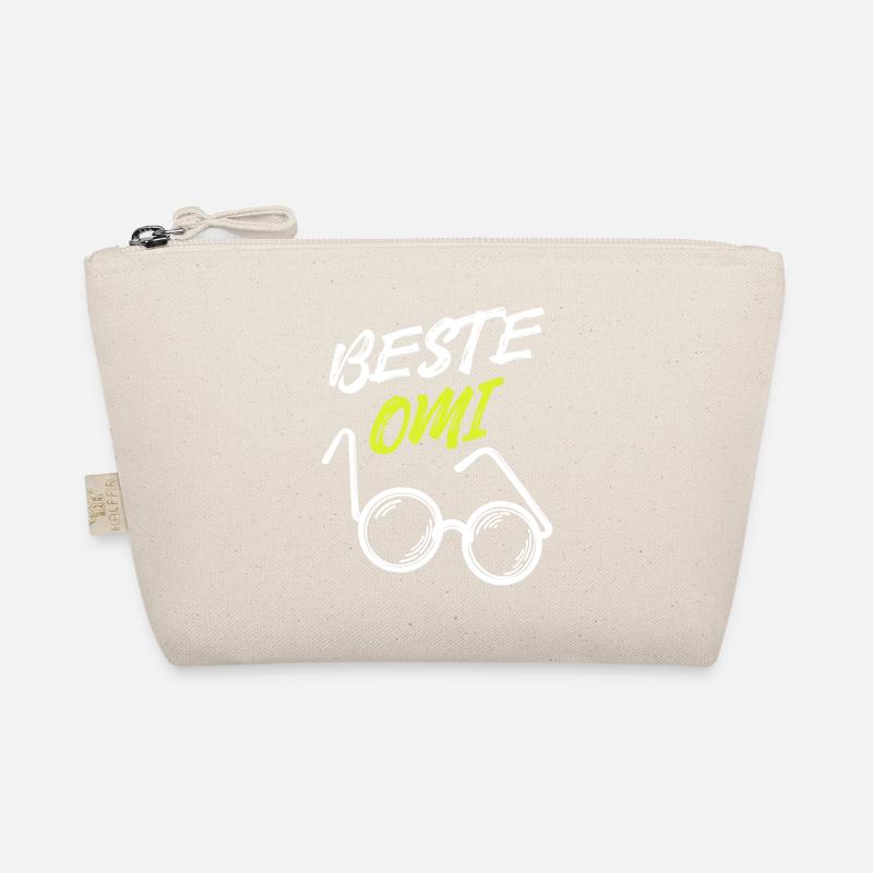 Beste Omi Oma Seniorin Brille Großmutter Statement Bio-Täschchen