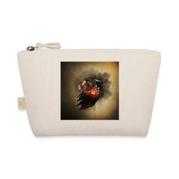 Stunning creepy skeleton - Organic Pouch - nature - Front