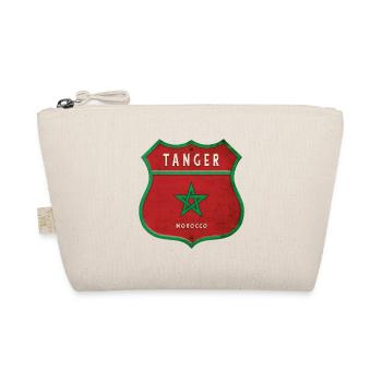 Tanger Marokko Wappen Flaggen Design - Bio-Täschchen - Natur - Vorne