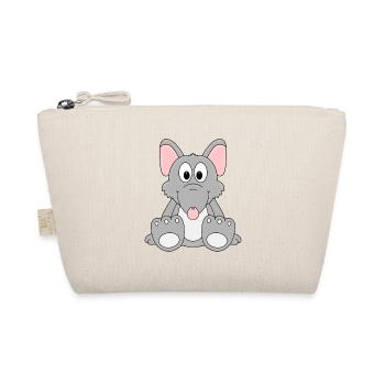 RATTE - LIEBE - TIER - KIND - BABY - Bio-Täschchen - Natur - Vorne
