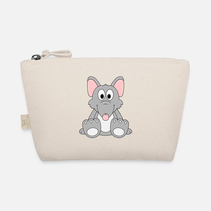 RATTE - LIEBE - TIER - KIND - BABY - Bio-Täschchen - Natur