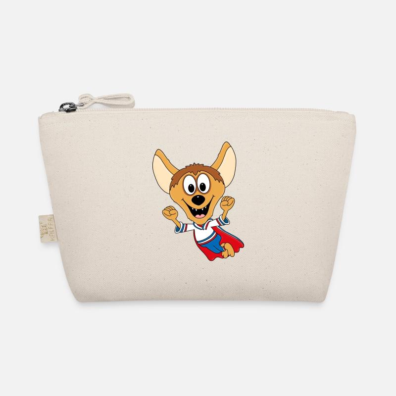 HYÄNE - SUPERHELD - TIER - KIND - BABY Bio-Täschchen