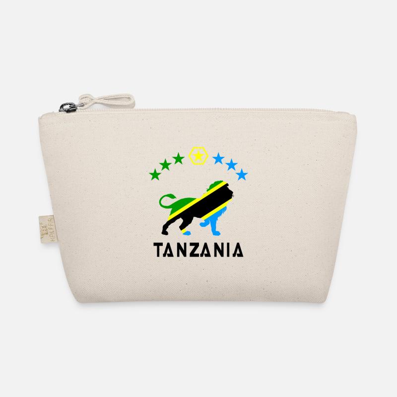Tansania Löwen Flaggen Design Bio-Täschchen