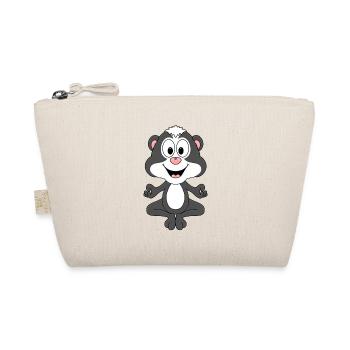 STINKTIER - YOGA - PILATES - TIER - KIND - BABY - Bio-Täschchen - Natur - Vorne