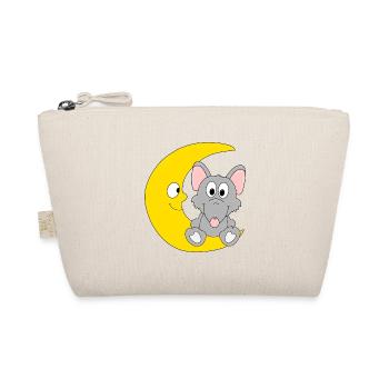 RATTE - MOND - TIER - KIND - BABY - Bio-Täschchen - Natur - Vorne