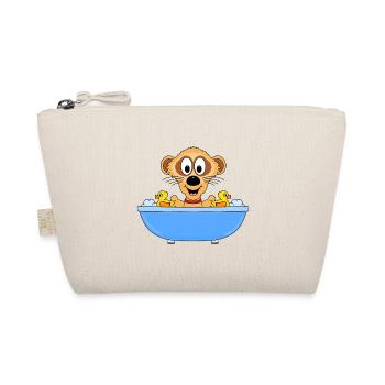 ERDMÄNNCHEN - BADEWANNE - BADEENTEN - BADEN - Bio-Täschchen - Natur - Vorne