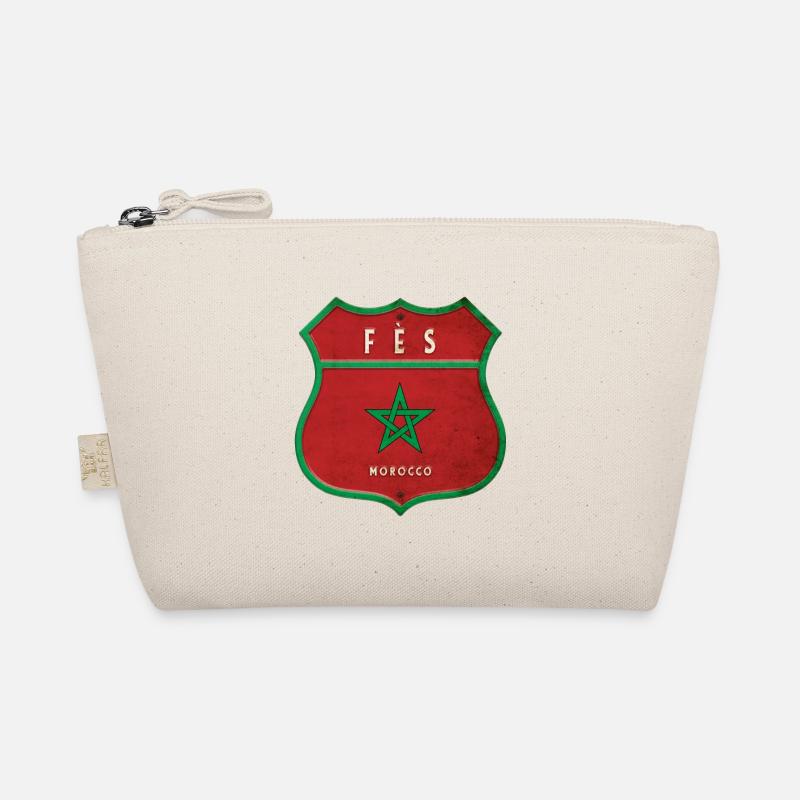 Fès Maroc Armoiries Drapeaux Design Trousse biologique