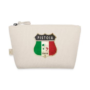 Pistoia Italien Wappen Flaggen Design - Bio-Täschchen - Natur - Vorne