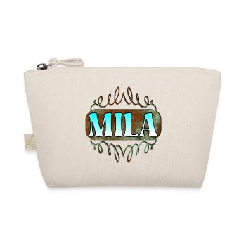 Cadeaux du jour du nom pour Mila - Fille - Trousse biologique - nature - Devant