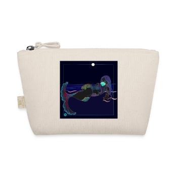 Little mermaid wearing a mask. Midnight bath - Organic Pouch - nature - Front