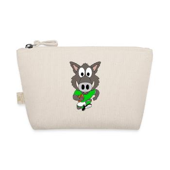 WILDSCHWEIN - AMERICAN FOOTBALL - SPORT - TIER - Bio-Täschchen - Natur - Vorne