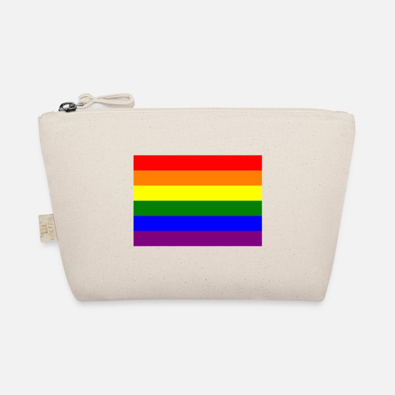 Pride Regenbogen Flaggendesign Bio-Täschchen