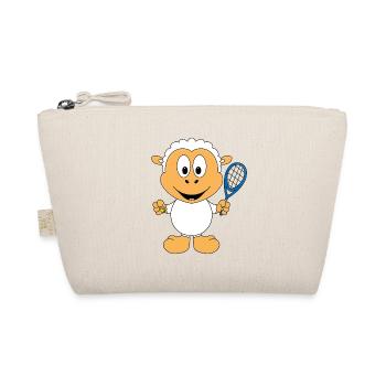 TENNIS - TENNISSPIELER - TENNISSCHLÄGER - SCHAF - Bio-Täschchen - Natur - Vorne