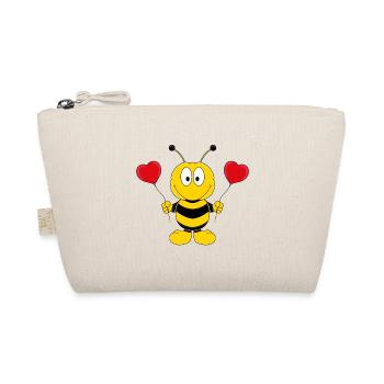 BIENE - LIEBE - LOVE - TIER - KINDER - BABY - Bio-Täschchen - Natur - Vorne